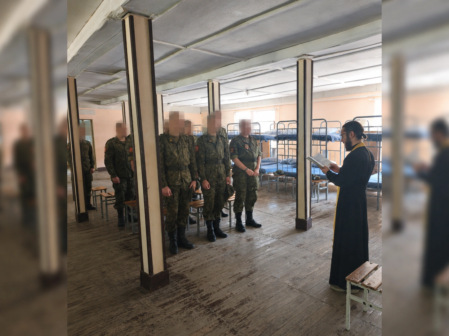 Встреча с солдатами, принявшими воинскую присягу